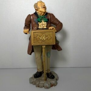 Vintage 1982 Hallmark Musical Organ Grinder Figurine 8 1/2” DOESNT WORK Parts